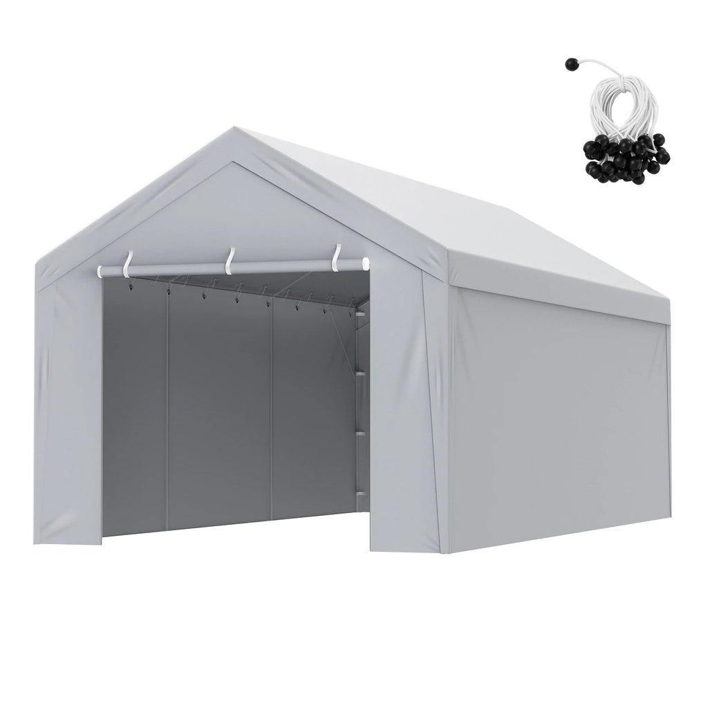 Carport Replacement Canopy Cover Garage Top Tent Heavy-Duty Waterproof (Frame Not Include）
