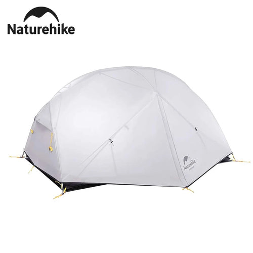 2 Person Tent 20D Nylon 210T Waterproof Ultralight Camping Hiking Tent with Mat Backpacking Tent