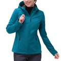 Women's Softshell Jacket with Hood Waterproof Lightweight Windbreaker Windproof Rain Shell