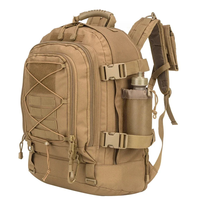60L Travel Tactical backpack Hiking Camping Expandable Molle Rucksacks