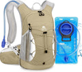 Hydration Backpack with 2L Water Bladder, Lightweight 15L Daypack for Hiking Running Skiing
