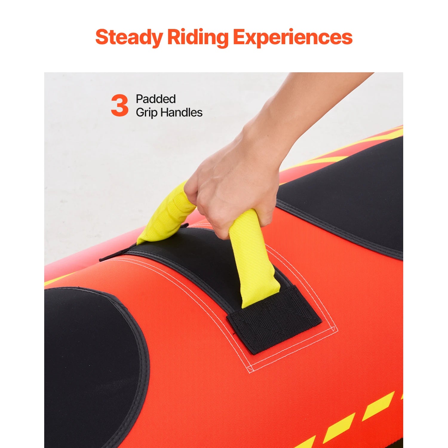 Towable Tubes for Boating 1-3Rider Inflatable Boat Tubes 510lbs Capacity