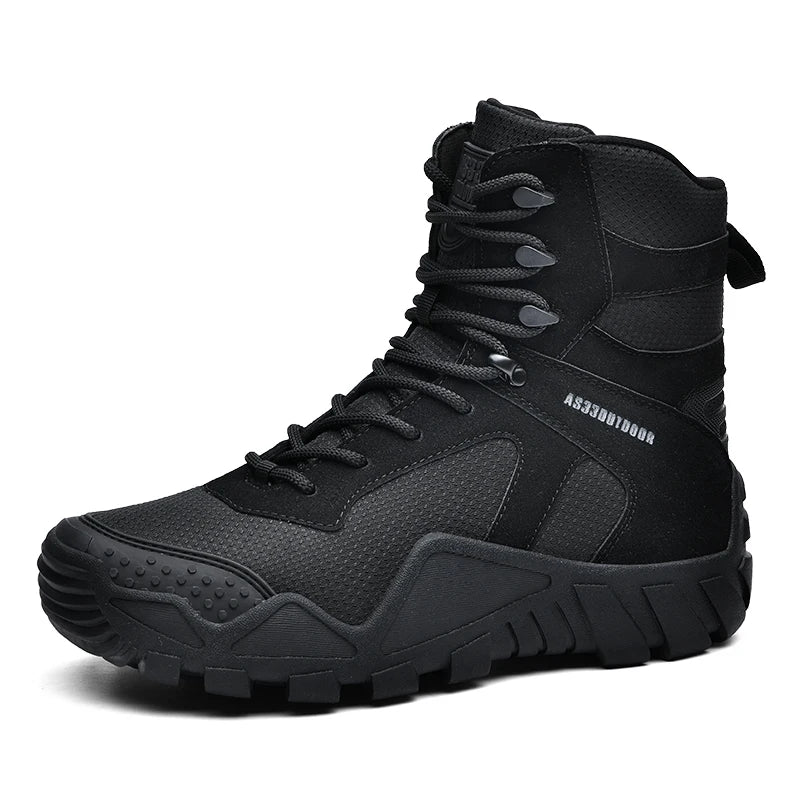 Men's waterproof hiking boots, lightweight outdoor work boots, durable
