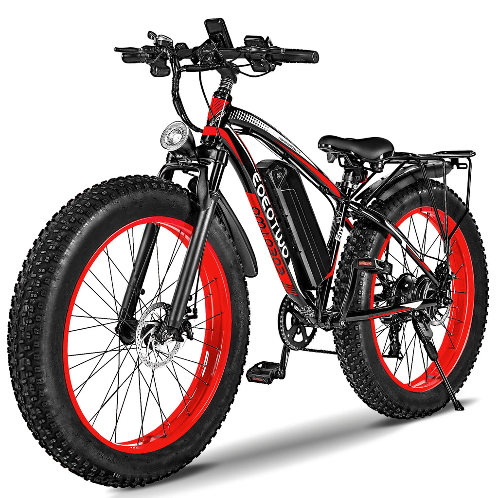 1500W Fat Tire Electric Bike for Adults 26"x4.0 All Terrain 34MPH Fast Mountain E-Bike 48V Bicycle