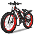 1500W Fat Tire Electric Bike for Adults 26"x4.0 All Terrain 34MPH Fast Mountain E-Bike 48V Bicycle
