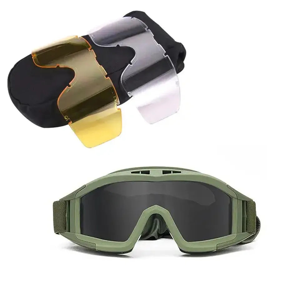 Explosion Proof Shooting Tactical Goggles Anti-impact Paintball Hunting