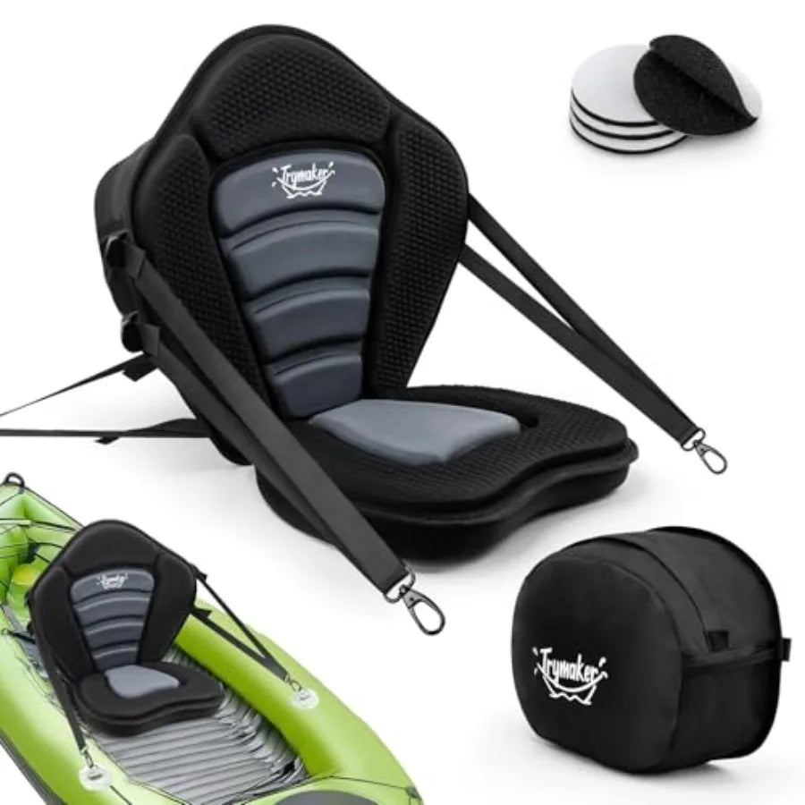 Kayak Seats with Back Support for Sit on Top, Universal Paddle Board Seat for Paddleboard, Canoe