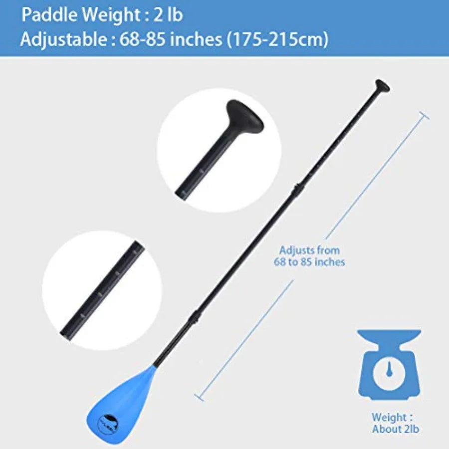 Paddle Board Stand up Paddles Adjustable Aluminum 4-Piece