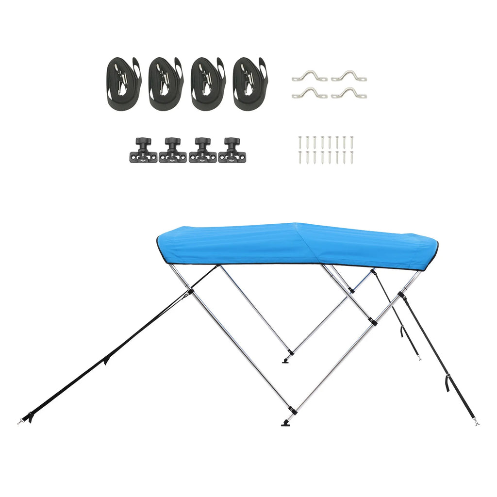 3 Bow Boat Bimini Tops Polyester Canopy
