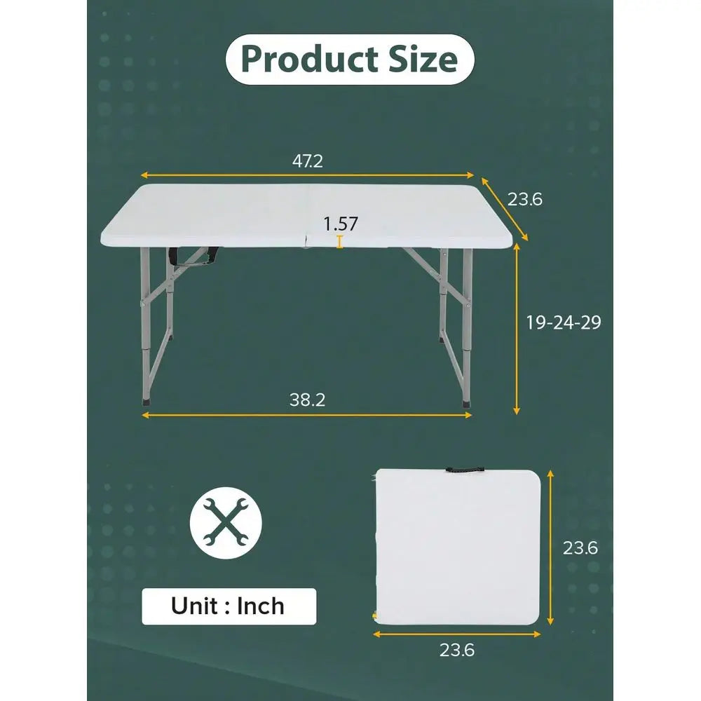 4FT 6FT 8FT Outdoor Folding Camping Table