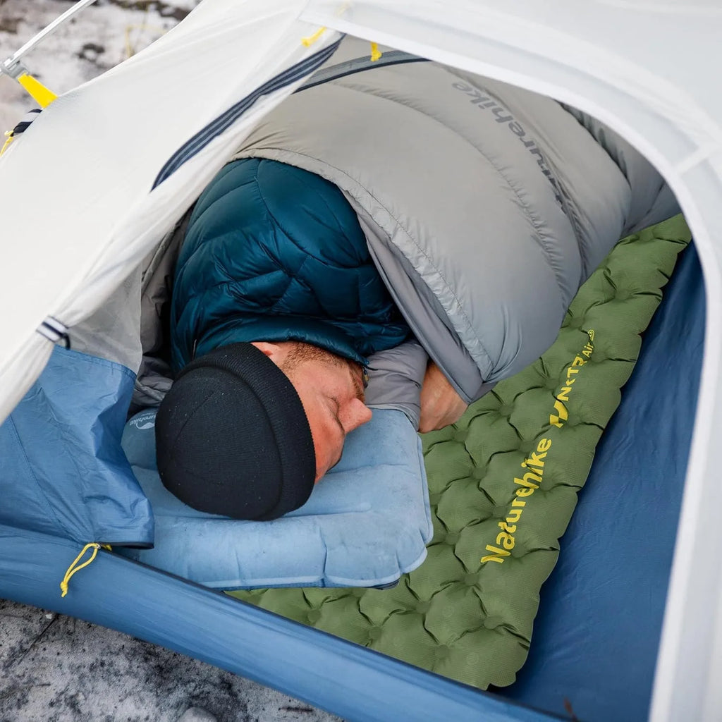 Ultralight Sleeping Pad Insulated Inflatable Sleeping Pad R4.6 Inflatable Air Mat 4 Seasons Outdoor Camping