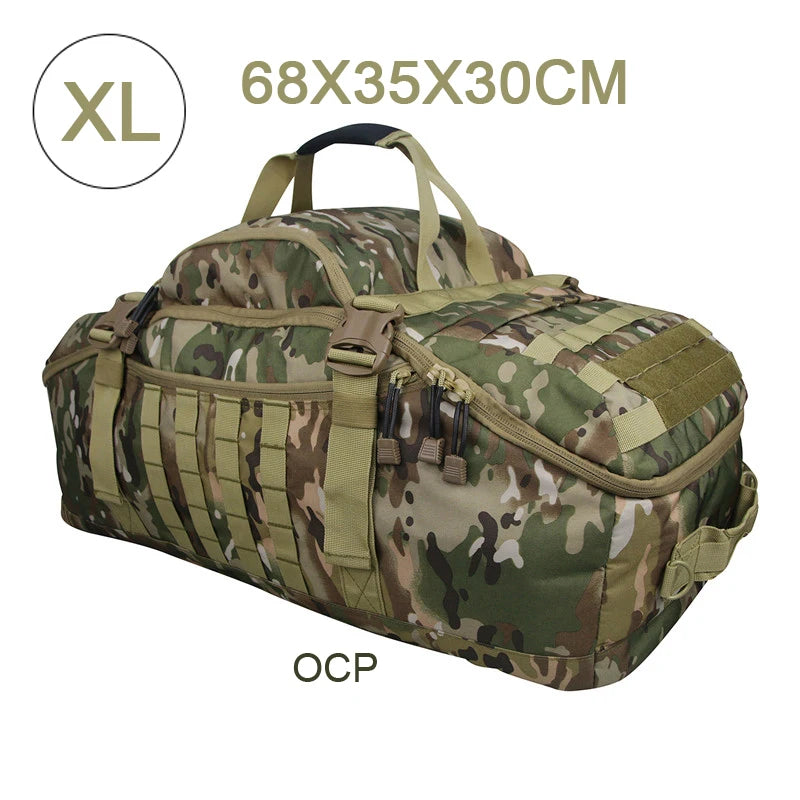 30L 45L 80L Outdoor Mountaineering Bag Molle Tactical Backpack Large Duffel Hiking Camping